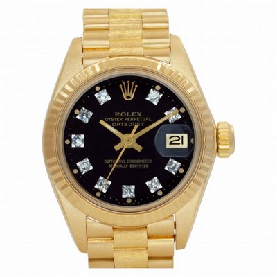 Rolex 6917 Datejust Automatic Female 18k Yellow Gold Replica Watches