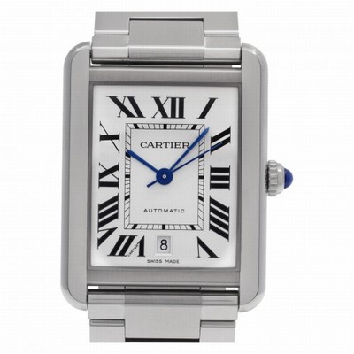 Cartier W520028 Tank Automatic Male Stainless Steel Replica Watches