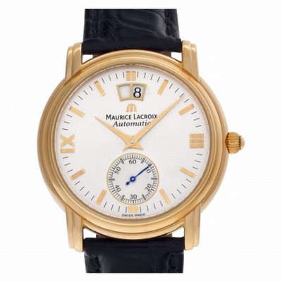 Maurice Lacroix 58788 grand guichet Automatic Male 18k rose gold Replica Watches
