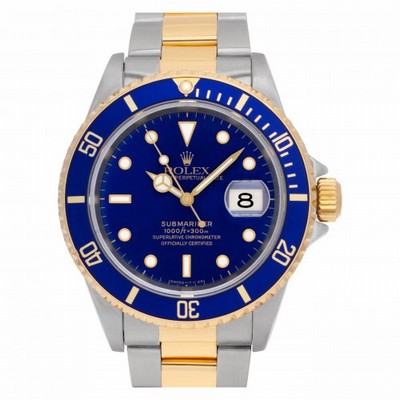 Rolex 16613 Submariner Automatic Male 18k gold & Stainless Steel Replica Watches