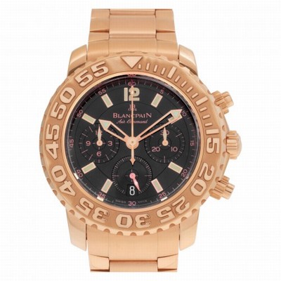Blancpain 2285F-363063DBS Air Command Automatic Male 18k rose gold Replica Watches