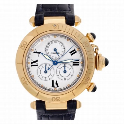 Cartier 1353 Pasha Quartz Unisex 18k Yellow Gold Replica Watches