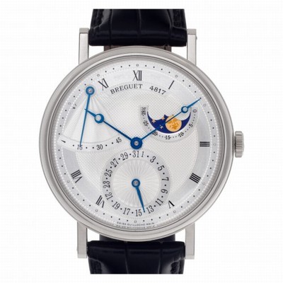 Breguet 7137 Classique Automatic Male 18k White Gold Replica Watches