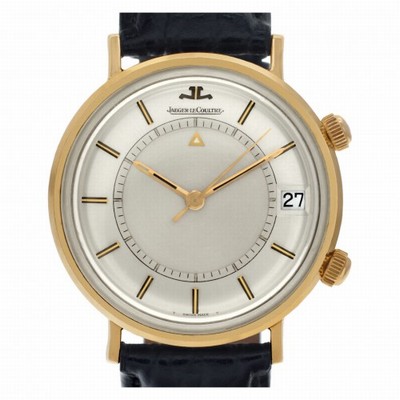 Jaeger LeCoultre E855 Memovox Manual Male 14k yellow gold Replica Watches