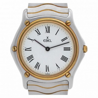 Ebel 12976 Classic Wave Quartz Female 18k gold & Stainless Steel Replica Watches