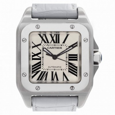 Cartier W20126X8 Santos 100 Automatic Unisex Stainless Steel Replica Watches