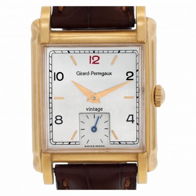 Girard Perregaux 2550 VINTAGE  94 Manual Unisex 18k rose gold Replica Watches
