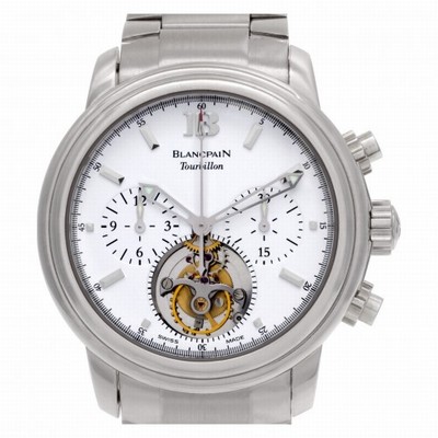 Blancpain Tourbillon Leman Automatic Male 18k White Gold Replica Watches