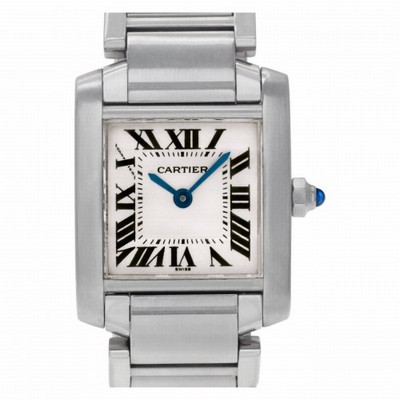 Cartier w51008q3 Tank Francaise Quartz Female Stainless Steel Replica Watches