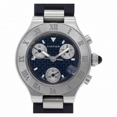Cartier w10198U2 Chronoscaph 21 Quartz Female Stainless Steel Replica Watches