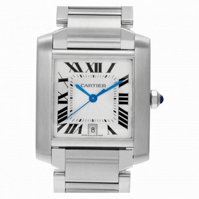 Cartier W51002Q3 Tank Francaise Automatic Unisex Stainless Steel Replica Watches