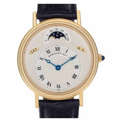 Breguet 3337ba/1e/986 Quantieme Automatic Male 18k yellow gold Replica Watches