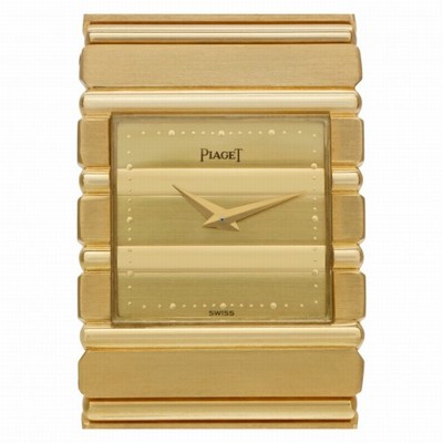 Piaget 7131 C 701 Polo Quartz Unisex 18k yellow gold Replica Watches