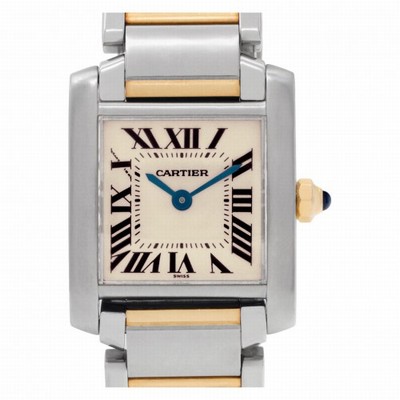 Cartier W51007Q4 Tank Francaise Quartz Female Stainless Steel Replica Watches