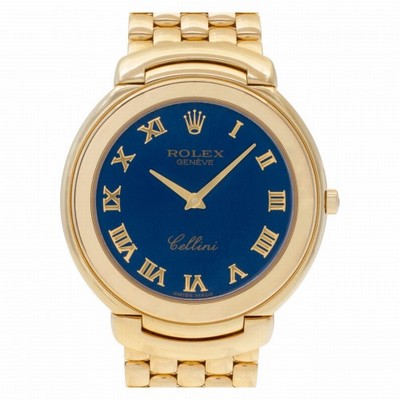 Rolex 6623 Cellini Quartz Male 18k yellow gold Replica Watches