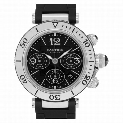 Cartier W31088U2 Pasha Seatimer Chrono Automatic Unisex Stainless Steel Replica Watches