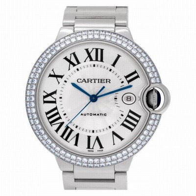 Cartier we9009z3 Ballon Bleu Automatic Male 18k White Gold Replica Watches