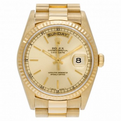 Rolex 18238 Day-Date Automatic Male 18k yellow gold Replica Watches