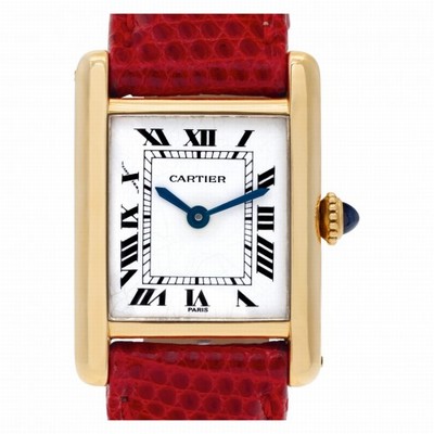 Cartier Cartier 1684 Tank Manual Female 18k yellow gold Replica Watches