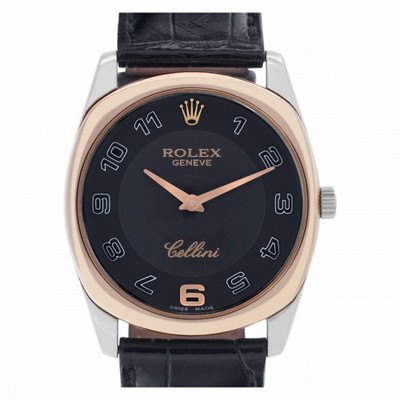 Rolex 4233/9 Cellini Manual Male 18k White and Pink Gold Replica Watches