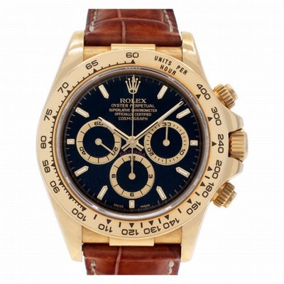 Rolex 16518 Daytona Automatic Male 18k yellow gold Replica Watches