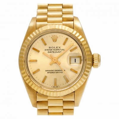Rolex 6917 Datejust Automatic Female 18k yellow gold Replica Watches