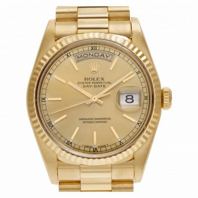 Rolex 18238 Day-Date Automatic Male 18k yellow gold Replica Watches