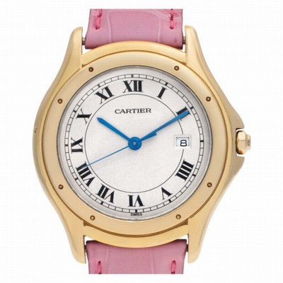 Cartier 116000R Cougar Quartz Female 18k yellow gold Replica Watches