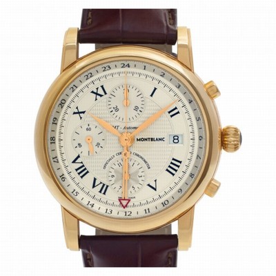 MontBlanc 102345 Star GMT Automatic Male 18k Yellow Gold Replica Watches