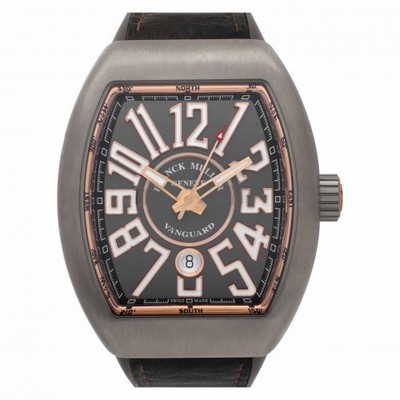 Franck Muller 45SCBLKBLKGRY Vanguard Automatic Male Titanium Replica Watches