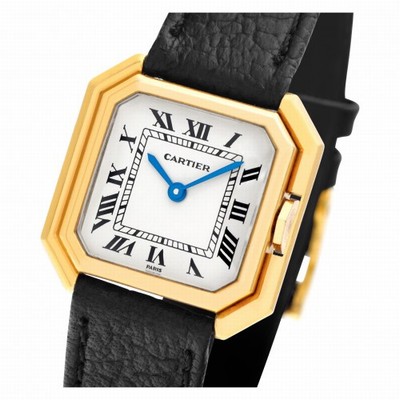Cartier 78099 Sextavado Manual Female 18k yellow gold Replica Watches