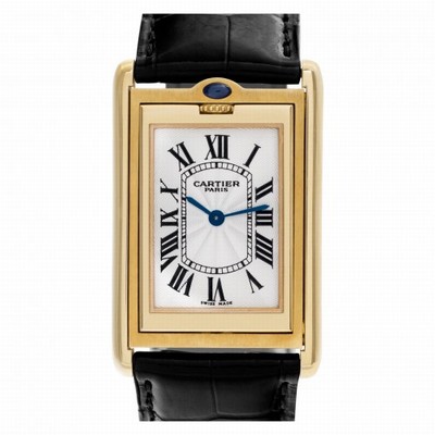 Cartier 2499D Basculante Manual Unisex 18k yellow gold Replica Watches