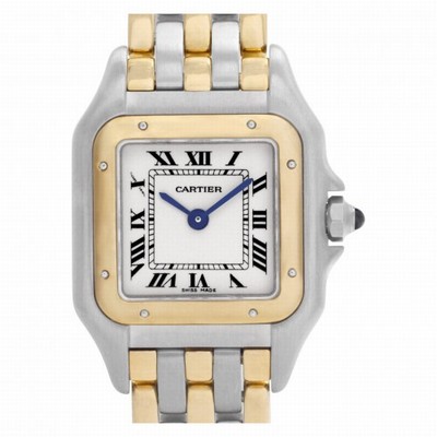 Cartier W25028B Panthere Quartz Female Stainless Steel Replica Watches