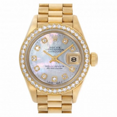 Rolex 69178 Datejust Automatic Female 18k yellow gold Replica Watches