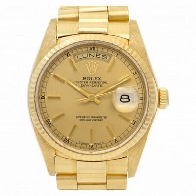 Rolex 18038 Day-Date Automatic Male 18k yellow gold Replica Watches