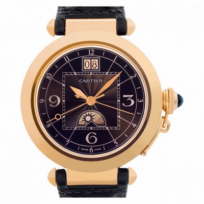 Cartier W3030001 Pasha Automatic Male 18k rose gold Replica Watches