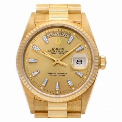 Rolex 18038 Day-Date Automatic Male 18k yellow gold Replica Watches