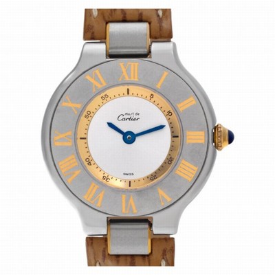 Cartier 1340 Must 21 Quartz Unisex Stainless Steel Replica Watches
