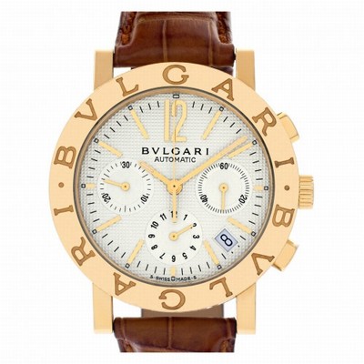 Bvlgari BB38GLCH Diagono Automatic Unisex 18k yellow gold Replica Watches