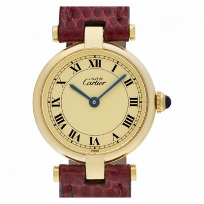 Cartier 59004 Must Quartz Male Vermeil Replica Watches