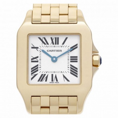 Cartier W25062X9 Demoiselle Quartz Female 18k yellow gold Replica Watches
