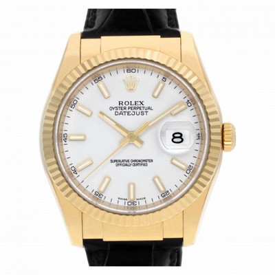 Rolex 116138 Datejust Automatic Unisex 18k yellow gold Replica Watches