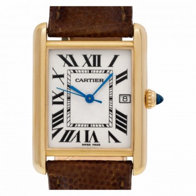 Cartier W1529756 Tank Louis Cartier Quartz Unisex 18k Yellow Gold Replica Watches