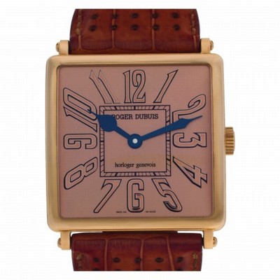 Roger Dubuis G43575 Golden Square Automatic Male 18k rose gold Replica Watches