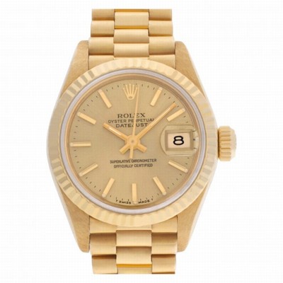 Rolex 69178 Datejust Automatic Female 18k yellow gold Replica Watches