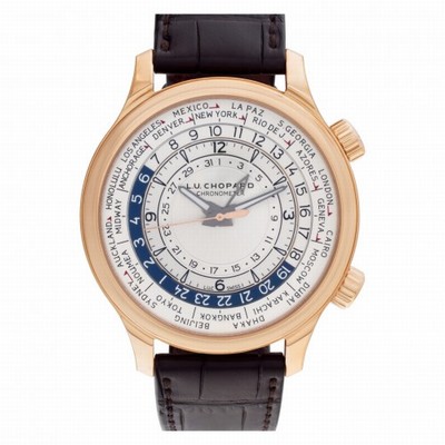 Chopard 161942-5001 L.U.C. Time Traveler One Automatic Male 18k rose gold Replica Watches