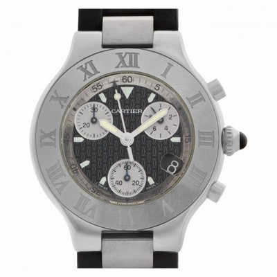 Cartier W10125U2 Chronoscaph 21 Quartz Unisex Stainless Steel Replica Watches
