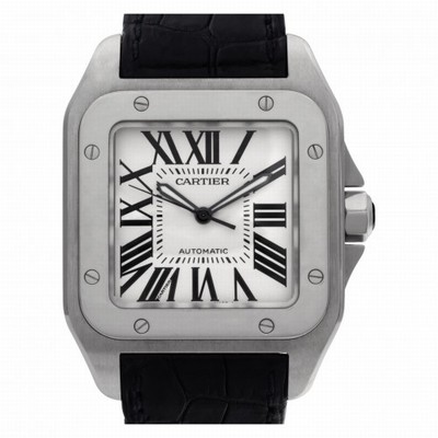 Cartier W20073X8 Santos 100 Automatic Unisex Stainless Steel Replica Watches