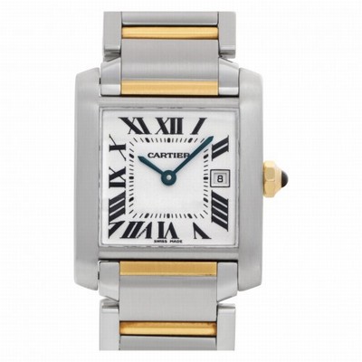 Cartier W51012Q4 Tank Francaise Quartz Unisex Stainless Steel Replica Watches