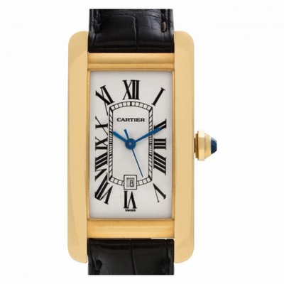 Cartier W2620030 Tank Americaine Automatic Female 18k yellow gold Replica Watches